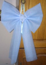 Fiocco nascita tulle