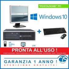 POSTAZIONE WINDOWS 10 PRONTO USO PC COMPUTER FISSO DESKTOP COMPLETA 4GB RAM !