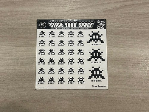 Space invader stick your - space,