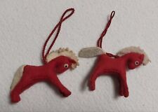 COPPIA CAVALLINO ROSSO GADGET PUBBLICITÀ BRANDY S.I.S. ANNI '60