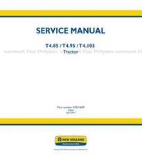 New Holland T4.85 T4.95 T4.105