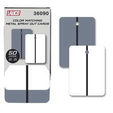 LAUCO Schede Spray Out in Metallo 4" x 6" Schede Campione Spray Out (Confezione da 50)