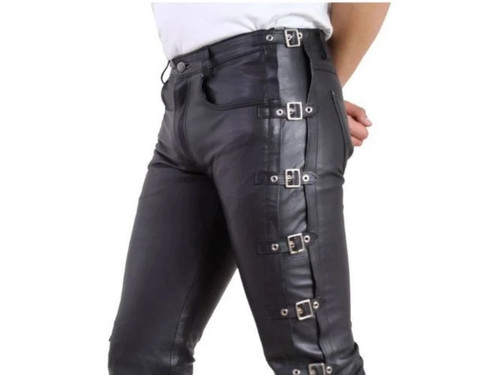 Pantalone uomo pelle - , moto