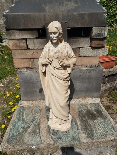 Statua sacro cuore gesù - di,