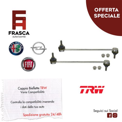 Tiranti barra stabilizzatrice - barra,