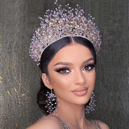 Set orecchini corona diadema