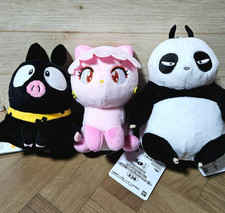 Ranma 1/2 Peluche Mascotte Catena P-chan Genma Shampoo Set Completo di 3 Tipo GIAPPONE