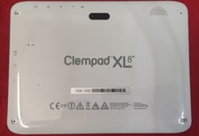 scocca back cover ORIGINALE PER CLEMENTONI CLEMPAD XL 5.0 8" 13337 bianca OEM