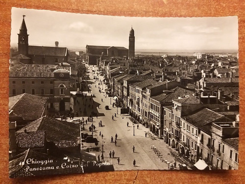 Chioggia panorama e - (venezia).,
