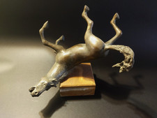 Horse Signed Bronze Sculpture