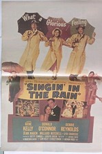 Poster Locandina Cantando Sotto La Pioggia 1952 Gene Kelly 42x27cm Film Tv