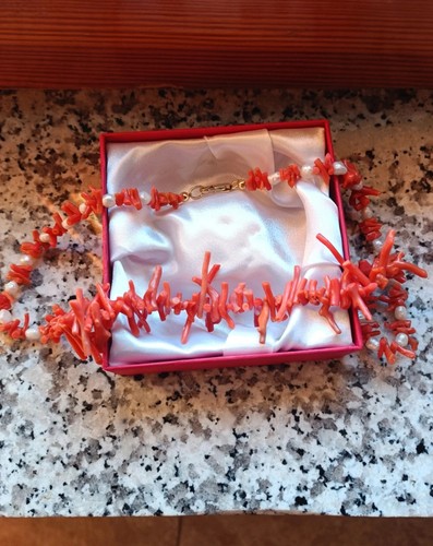 Collana corallo rosso - collana,