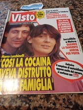 Visto rivista 8 1992-Marco Lucchinelli-Ivan Capelli-Padre Pio-Beppe Signori
