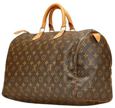Borsa da viaggio Louis Vuitton Speedy 40 tela monogramma marrone Boston M41522