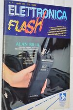 ELETTRONICA FLASH N°10 OTT. 1987-RTX MIDLAND CTE-INTERNATION. ALAN 80A PORTATILE