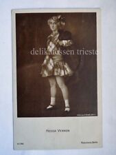 HEDDA VERNON attrice cinema muto silent movie vecchia cartolina 1346