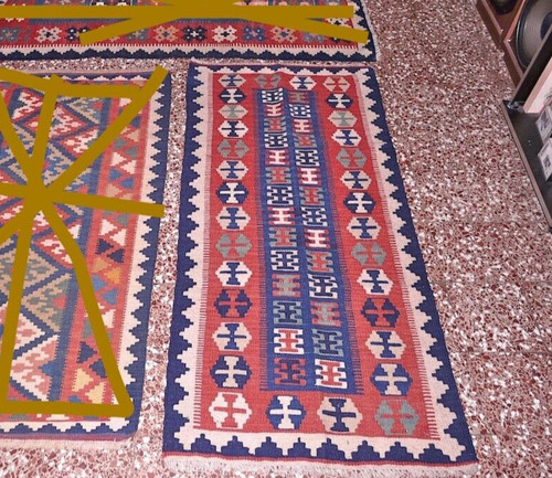 Kilim lana 139x66 kashkai - 139x66,