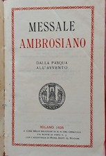 Messale ambrosiano-Missale ambrosianum 1936 - Dalla PASQUA all'AVVENTO