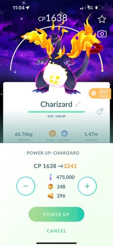 Gmax shiny charizard con - shiny,