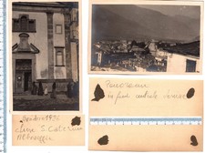 n° 2 foto 1926 Chiesa Santa Caterina a ALBOSAGGIA e Panorama di SONDRIO Centrale