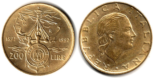 Italia 200 lire - ,, 100°