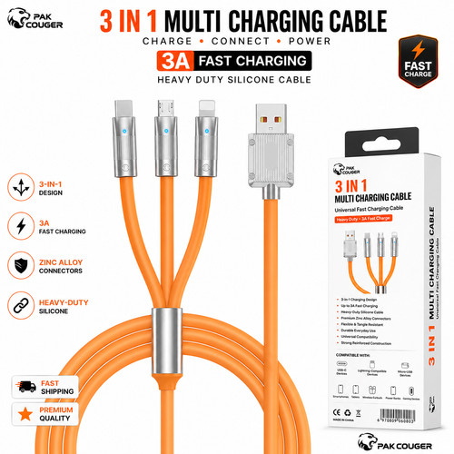 Cavo ricarica usb in 1 - 3,
