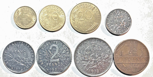 Francia lotto monete franchi - francia,