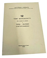 Letterio Ciriaco 12 Temi