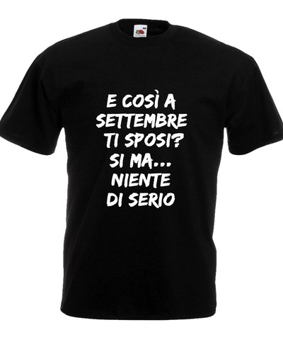Tshirt addio celibato - celibato, nubilato