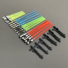 Lotto Star Wars spada laser supporto base arma blaster per personaggi Clone Wars 3,75''