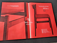 1961 FIGLI AMEDEO CASSINA SEDIA CHAIRS ITALIAN DESIGN 1960's VINTAGE AD PUB