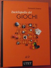 ENCICLOPEDIA DEI GIOCHI 3 volumi Giampaolo Dossena, 1999 Utet