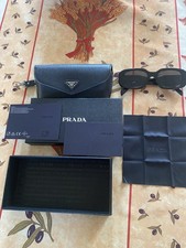 occhiali prada neri -full set