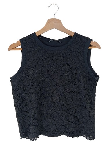 Zara top donna nero elegante - zara,