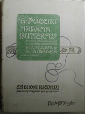 Carlo Carignani, Madama Farfalla Tragedia Giapponese di L. Lilica e G. Giacosa.