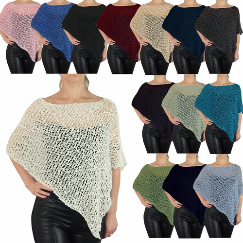 Poncho donna piccolo taglia