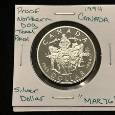 1994 Canada Silver Dollar