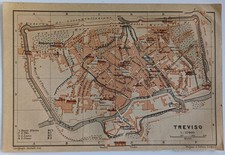 Stampa antica 1899 treviso - 1899,
