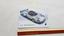 MASERATI MC 12 - produzione modelli 2004 depliant originale francese FRENCH TEXT