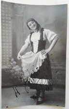 FOTO TEATRO NAZIONALE PALERMO? ATTRICE MUSICA SPETTACOLO COSTUMI TIPICI 1925