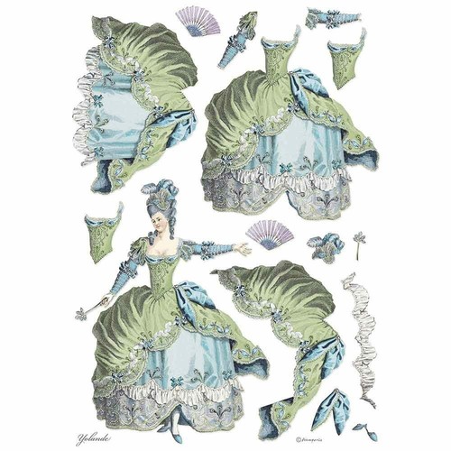 Carta riso lady green - di, a3