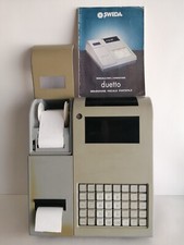 REGISTRATORE DI CASSA SWEDA MOD DUETTO + MANUALE ANNI '90