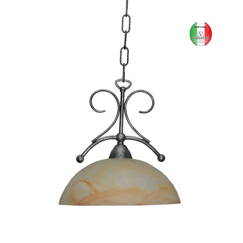 Lampadario ferro battuto - lampadario,