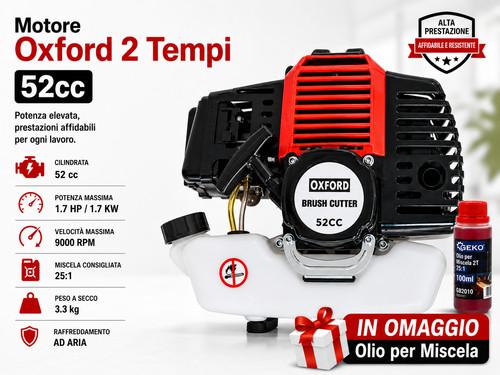 Motore oxford 52cc tempi - ,