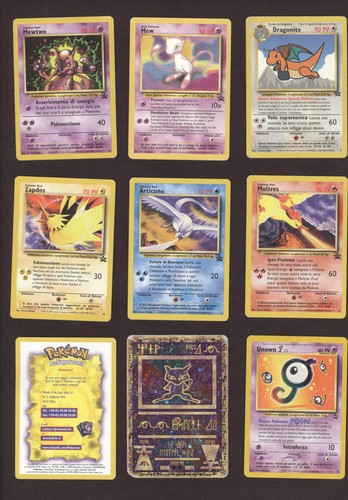 Lotto carte pokemon - vecchie,