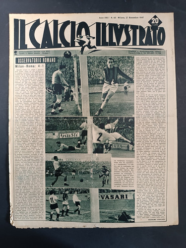 Rivista calcio illustrato - rivista,