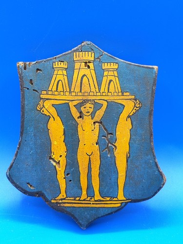 Antico raro stemma scudo - antico,