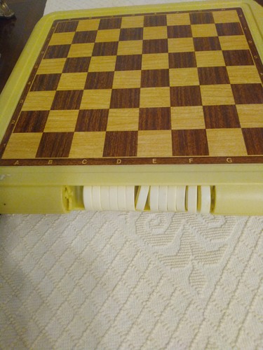 Scacchiera vintage gioco dama - ,