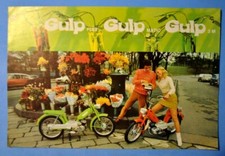 BROCHURE DEPLIANT ORIGINALE - MOTORINO GULP FLEX MATIC 3 MARCE - GARELLI 1960ca.