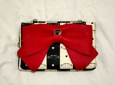 Borsa Betsy Johnson con fiocco rosso nuova senza etichette!